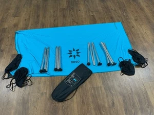 The Neso 1 Stakeless Sun Tent Sun Shelter Blue (2 Extra Poles, 4 Poles Total) - Picture 1 of 6
