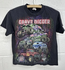 Camisa Gráfica Grave Digger 30 Aniversario Monster Truck/Jóvenes Niños Pequeña - Imagen 1 de 5