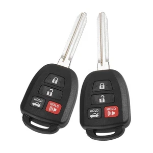 2x Fit for Toyota Camry Corolla Sequoia Highlander Remote Key Chip 89070-02880 - Picture 1 of 6