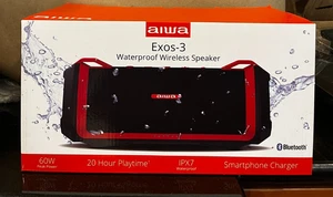 Altavoz Bluetooth Inalámbrico Impermeable Aiwa Exos-3 60W 20 horas A16007-NEGRO NUEVO - Imagen 1 de 7