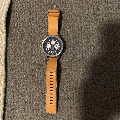 Nixon Men's 48-20 Chrono Leather Watch, A3631602 - .com, - Image 1 of 3