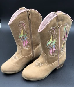 Girls Ynot?  western/cowboy boots, zip up, youth size 13, country - Picture 1 of 8