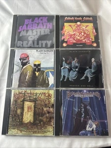 Black Sabbath CD LOT Master + Bloody + Never Say + Heaven + Mob + Dehumanizer - Picture 1 of 5