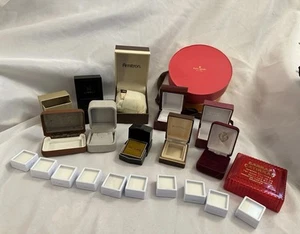 Lot of 22 Jewelry Presentation Gift Boxes For Rings Earrings Watches Jewels More - Picture 1 of 11