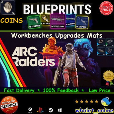 ARC Raiders🔥Workbench Materials Blueprints Coins Gears✨Cheap Fast Delivery🚀 - Image 1 of 4