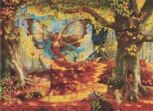 Fall Fairy by Heaven and Earth Designs cross stitch pattern - Picture 1 of 1