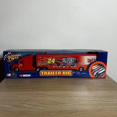 Winners Circle 1:64 JEFF GORDON #24 NASCAR Dupont 200 Years Trailer Rig Truck - Image 1 of 4