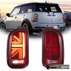 VLAND Red LED Tail Lights For 2007-2012 2013 Mini Cooper Clubman R55 Assembly - Picture 1 of 16