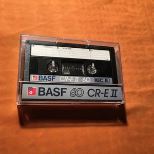 1 x BASF CR-E II 60 Cassette,IEC II/High Position,Top Zustand,1987 - Picture 1 of 6
