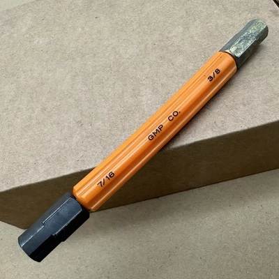 GMP Co. Llave de Colección 7/16" y 3/8" Lineman Hexagonal Teléfono Herramienta Sistema Campana Foto 1 de 4