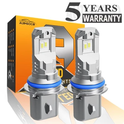 For Peterbilt 330 Base Tractor Truck 1995-2005 9004 LED Headlight High Low Bulbs - Image 1 of 4