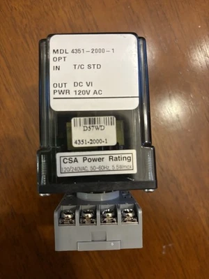 Action Pak Model 4351-2000-1 Thermocouple Input Module - Image 1 of 4