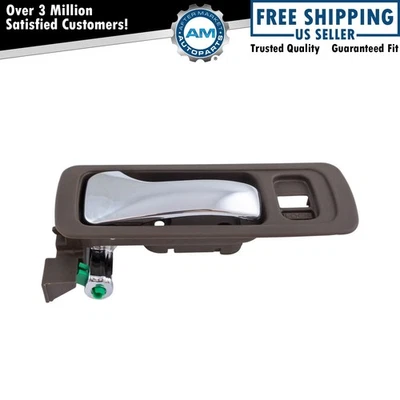 Front Left Interior Door Handle Chrome & Beige For 1996-2003 Acura RL - Image 1 of 4