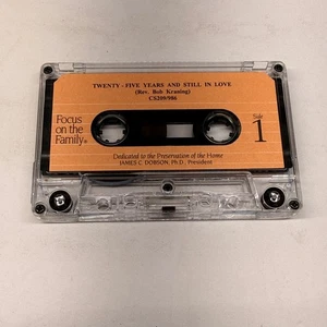 Focus on the Family Twenty-Five Years and Still in Love Bob Craning Cassette 90s - Picture 1 of 6