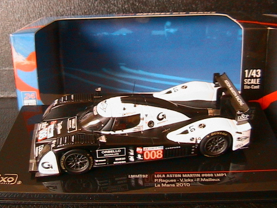 Lola Aston Martin #008 Lmp1 Le Mans 2010 Ragues Ickx Mailleux Ixo Lmm192 1/43 - Immagine 1 di 1