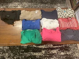 Womens Shirts/Blouses Size Small XS Lot Of 10    1552 - Picture 1 of 11