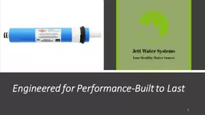 Dow Filmtec RO Membrane TW30-1812-50HR, BW60-1812-75, TW30-1812-100HR/FR Option - Picture 1 of 5