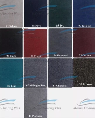 MARINE FLOORING PLUS 20 oz. Bass Boat Marine Carpet, 8 1/2 Foot Wide by various lengths