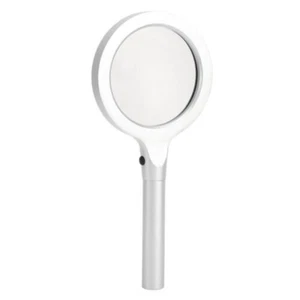 5X/10X Magnifying Glass Hand Held Reading Magnifier 12 LED Lamp Microscope Loupe - Picture 1 of 11