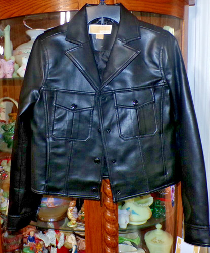 GIACCA IN PELLE VEGAN MICHAEL KORS TAGLIA SMALL con etichette originali