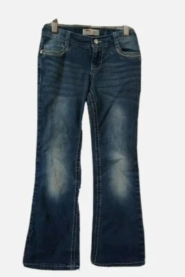 Jeans Lei Alexa Niñas 8 Denim Regular Ajustado Bootcut Elastizados Bolsillos con Cremallera Foto 1 de 4