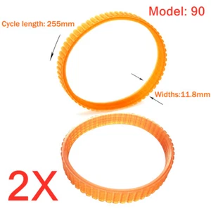 2x Accessory Planer Drive Belt Replacement Equipments Home Orange 255 x 11.8mm - Picture 1 of 7