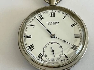 C J Kirkby Bendigo ( Australia ) Swiss pocket watch runs - Picture 1 of 8