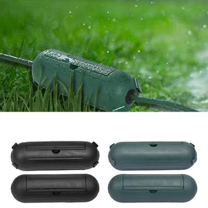 Electrical Power Cord Enclosure Outdoor Water Resistant Plug Cover with Seal - Foto 1 di 14
