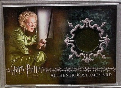 Harry Potter-Miranda Richardson-Rita Skeeter-GOF-Screen Used-Movie-Costume Card - Image 1 of 2