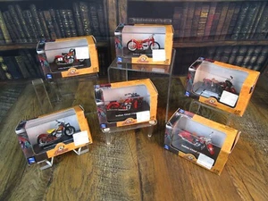Lot 6 BRAND NEW 1/32 Scale INDIAN Die-Cast & Plastic Motorcycle Models NEW-RAY - Picture 1 of 24