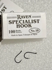 Raven Specialist Hooks , Size 10, One 100 Count Box - Picture 1 of 2