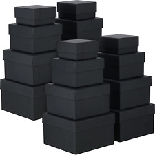 16 Pack Square Nesting Gift Boxes with Lids 4 Assorted Sizes Gift Boxes with Lid
