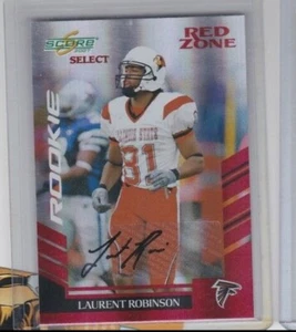 LAURENT ROBINSON '07 SCORE SELECT - RED ZONE ROOKIE AUTOGRAPH #14/25 - GRAB IT NOW!! - Bild 1 von 12