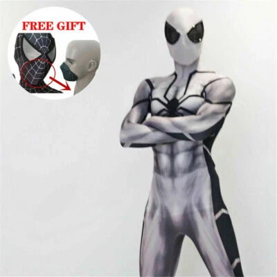 New Future Foundation Spider-man Costume Spiderman Cosplay Zentai Suit Halloween - Image 1 of 4