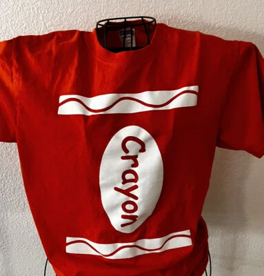 Camiseta naranja crayón talla M Foto 1 de 2