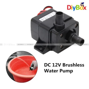 DC 12V 3m 240L/H Ultra Quiet Brushless Motor Submersible Pool Water Pump Solar - Picture 1 of 6