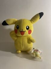 Tomy Pokemon Pikachu 8" Plush 2015 Waving One Arm Up Toy Stuffed Doll With Gift