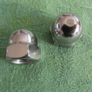 Din 1587 V2A M 10x1 Hutmuttern Feingewinde NEU 2 Stück Edelstahl - Bild 1 von 2