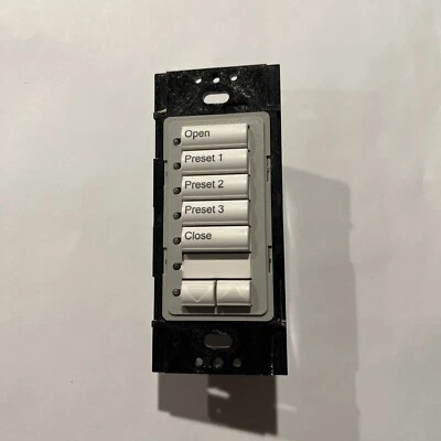 Lutron SG-SVCN-WH-E01 Wallstation with Raise/Lower - Image 1 of 2