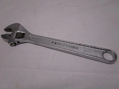 Llave ajustable vintage Craftsman 10" aleación forjada hecha en EE. UU. Foto 1 de 4