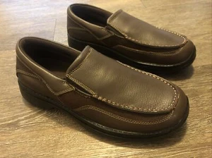 Zapatos cómodos sin cordones Soft Stags Haband de cuero genuino 41N-04 talla 7,5 D - Imagen 1 de 7