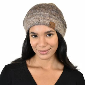 C.C Unisex Eco-Friendly Recycled Yarn Wool Blend Convertible Beanie - Picture 1 of 85