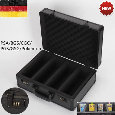 TCG Schutzkoffer für gegradete Sammelkarten zb PSA BGS Pokemon Passwort-Box - Bild 1 von 4