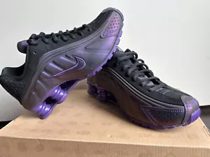 Nike Womens Shox R4 Club Purple/Club Purple-Black Running Shoes Size 6.5 NewRARE - Picture 1 of 14