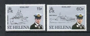 ST HELENA POSTFRISCH 1984 SG436-437 BESUCH VON PRINZ ANDREW - Bild 1 von 1