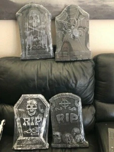 4-Foam Halloween Tombstones New!!!! - Picture 1 of 2