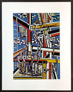 FERNAND LEGER - 11x14 in. Matted Print - FRAME READY - Hand Signed Signature