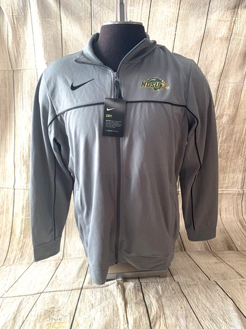 NDSU North Dakota State University Bison NIKE Full Zip Jacket Men's LARGE Cover
