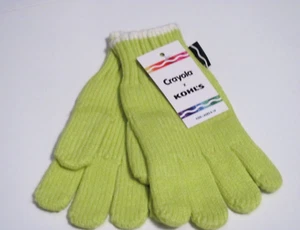 NWT CRAYOLA KID'S SIZE FOR AGES 6-14 SULPHUR SPRING GLOVES - Picture 1 of 3