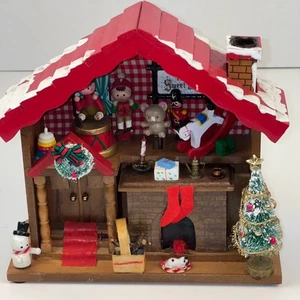 Vintage 1983 Enesco "A Christmas Tradition" E-1438 Music Box  Plays "Toy Land"  - Picture 1 of 9